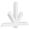 Ekena Millwork Kennewick Architectural Grade PVC Gable Bracket, 72"W x 45"H x 6"D x 6"F, 15/12 Pitch GBP072X45X0606KEN00 - alternate 1